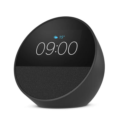 Amazon Echo Spot (2024)  Smart Alarm Clock Speaker with Alexa - Black