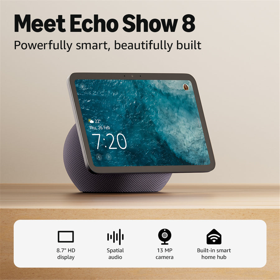 Amazon Echo Show 8 (2025)  Smart Display with Alexa - Graphite