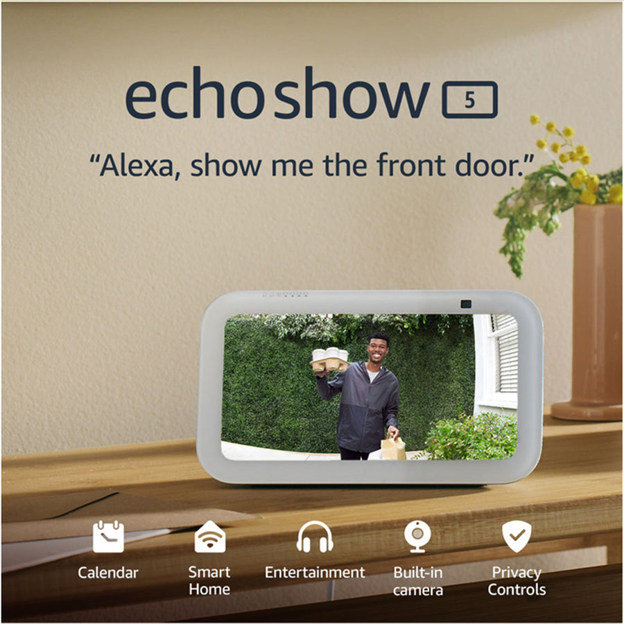 Amazon Echo Show 5 (3rd Gen)  Smart Display with Alexa - White
