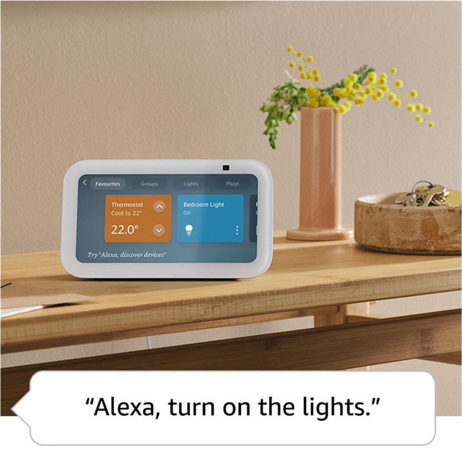 Amazon Echo Show 5 (3rd Gen)  Smart Display with Alexa - White