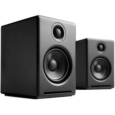 A2+BT-BLK - Audioengine 2+ Wireless Desktop Speakers - Satin Black