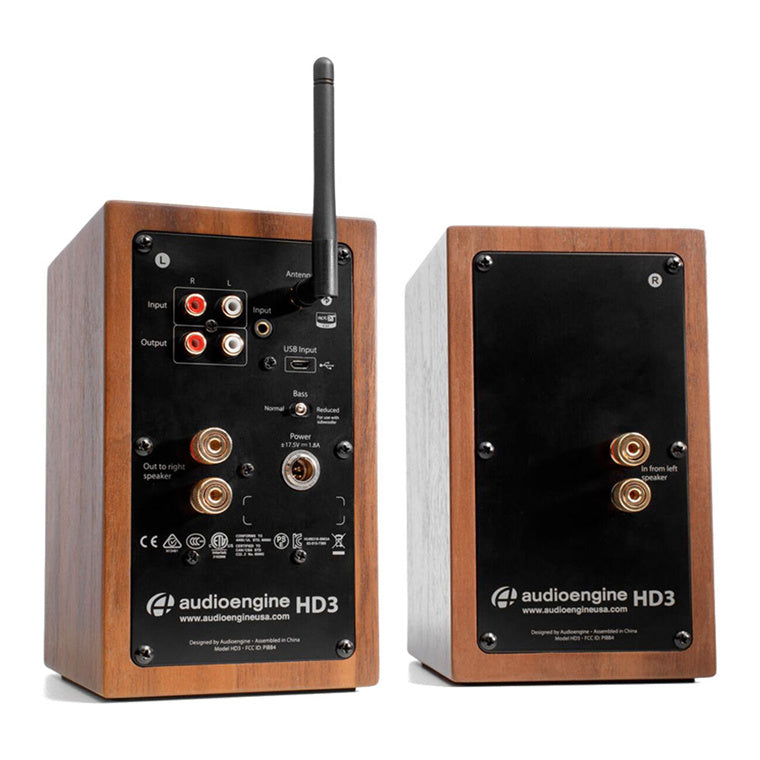 HD3-WAL(115/230V) - Audioengine HD3 Powered Desktop Speakers - Walnut