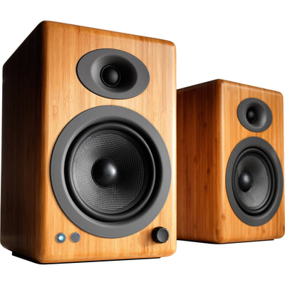 A5+BT - BAM - Audioengine 5+ Wireless Powered Speakers (pair) - Solid Bamboo
