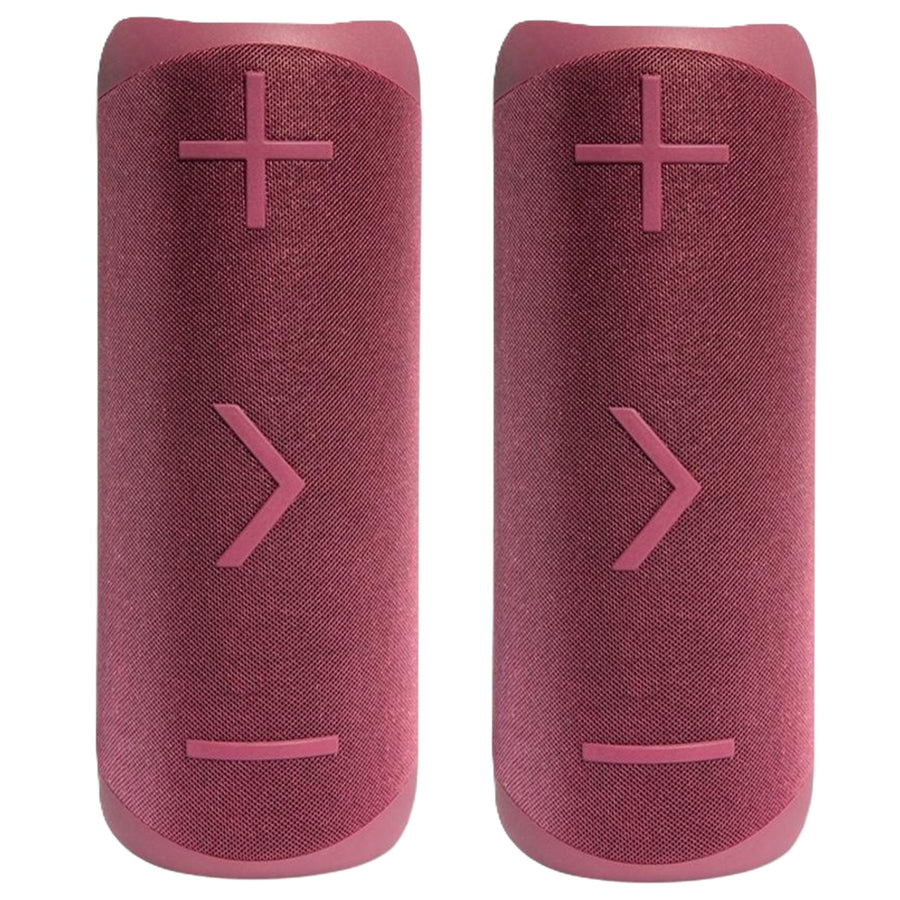 BlueAnt X2i  20W Wireless Portable Bluetooth Speakers (2-Pack) - Crimson Red