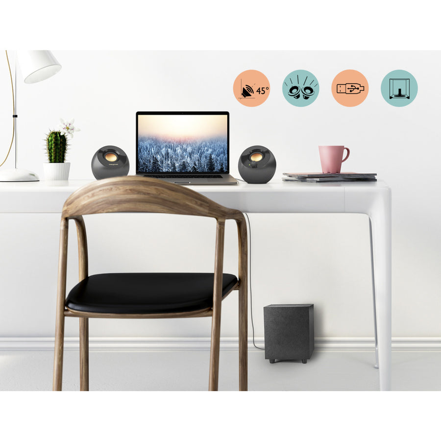 51MF0480AA000 - Creative Pebble Plus 2.1 Speaker USB Black