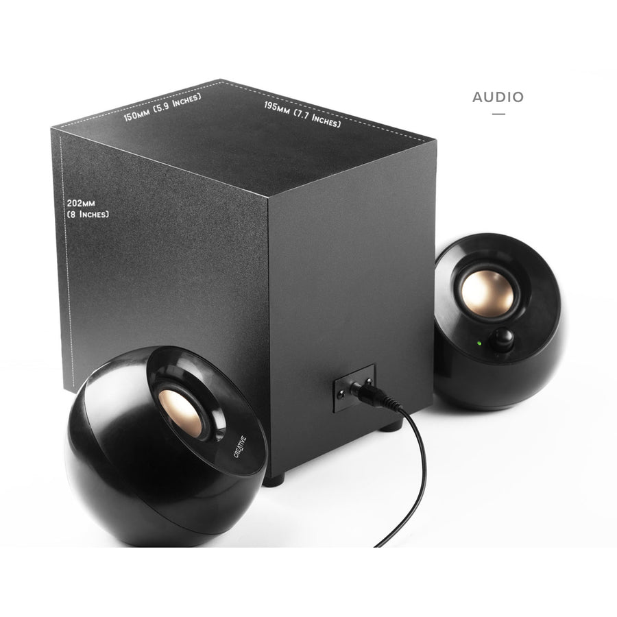 51MF0480AA000 - Creative Pebble Plus 2.1 Speaker USB Black