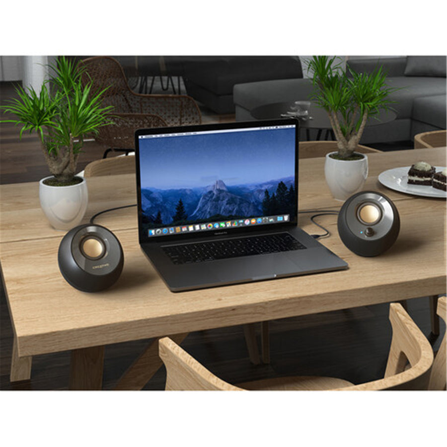 51MF1695AA000 - Creative Pebble V2 USB-C Powered Speaker Black