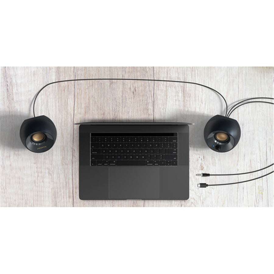 51MF1695AA000 - Creative Pebble V2 USB-C Powered Speaker Black