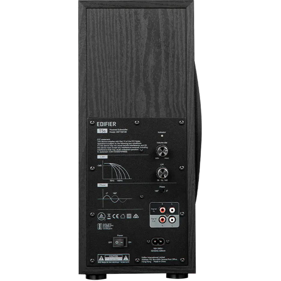 Edifier  T5s 8" 70W Slim Powered Subwoofer - Black