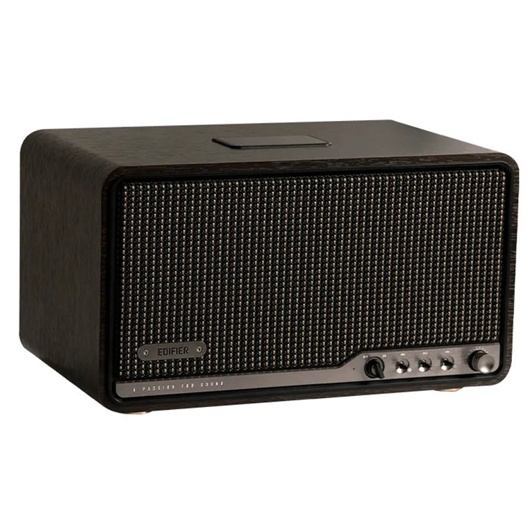 Edifier  S300 80W Premium Wireless Hi-Fi Tabletop Speaker with AirPlay 2 - Black Walnut