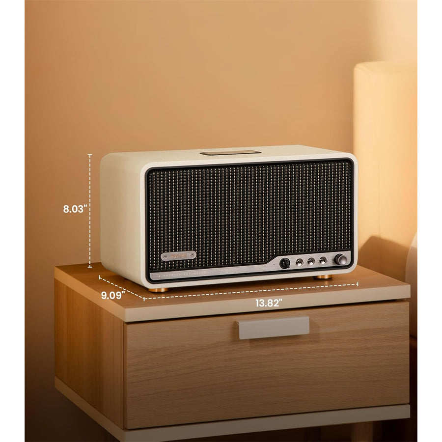 Edifier  S300 80W Premium Wireless Hi-Fi Tabletop Speaker with AirPlay 2 - Ivory
