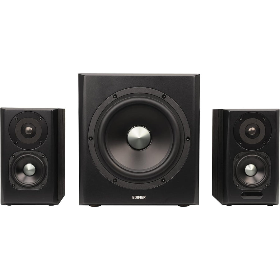 Edifier  S351DB 150W Bookshelf Speaker & 8" Subwoofer 2.1 System with Bluetooth - Black