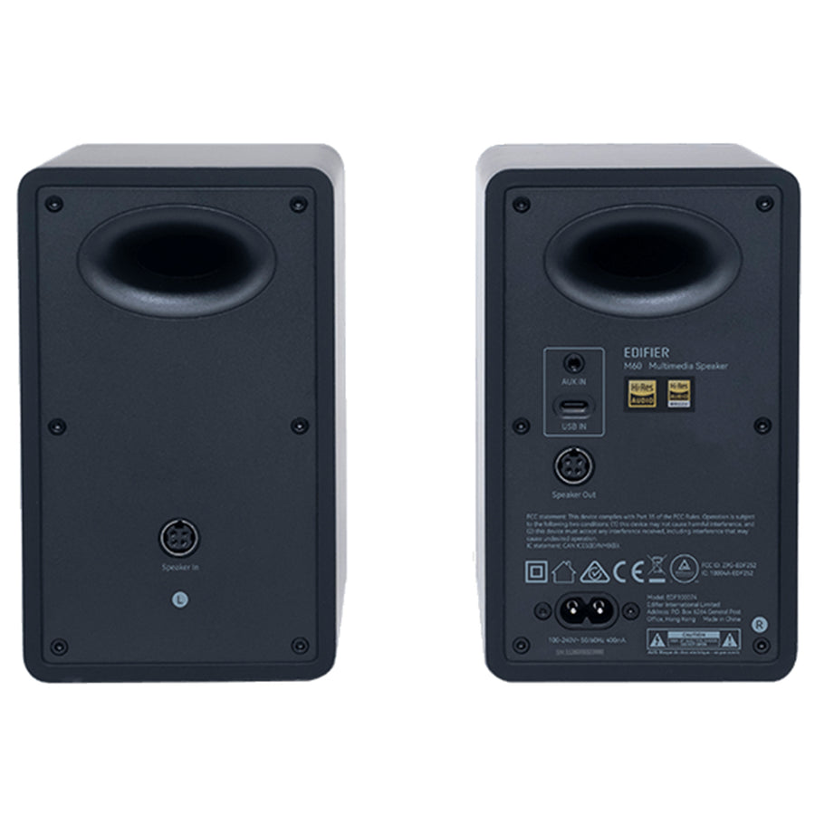 Edifier  M60 66W Compact Desktop PC Speaker System with Bluetooth 5.3 - Black