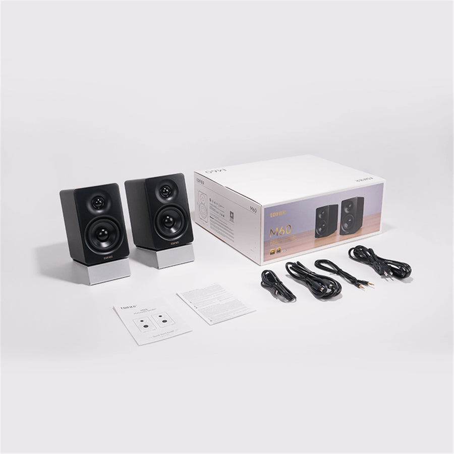 Edifier  M60 66W Compact Desktop PC Speaker System with Bluetooth 5.3 - Black