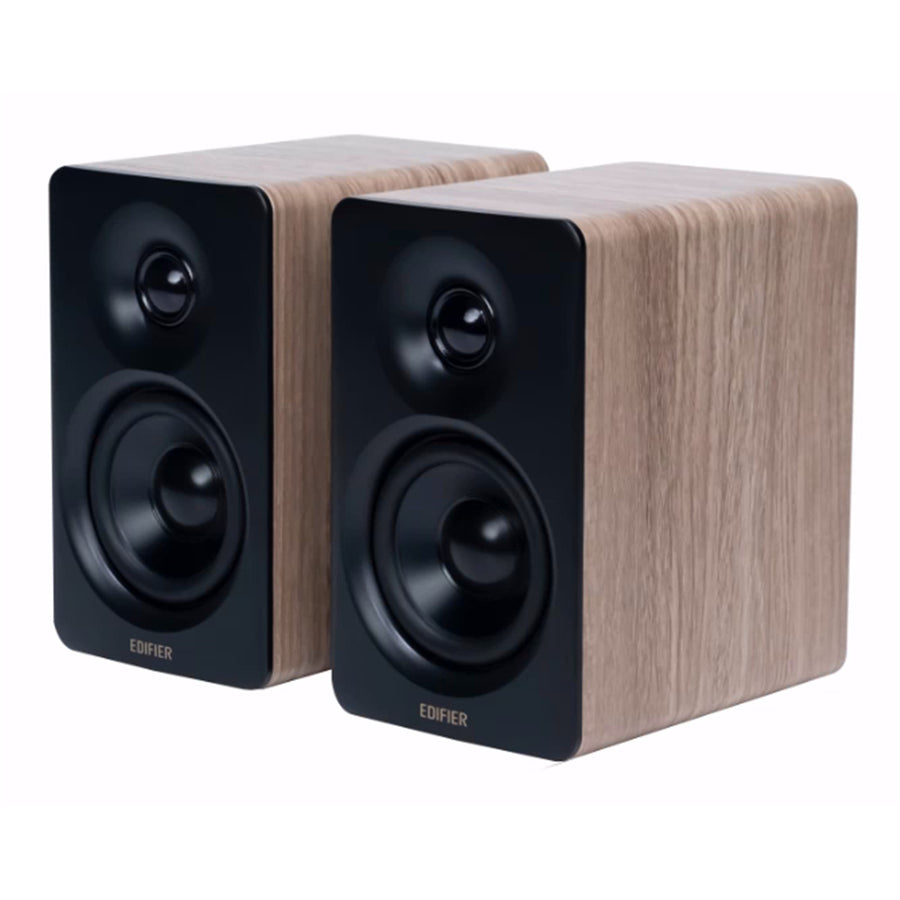 Edifier  M60 66W Compact Desktop PC Speaker System with Bluetooth 5.3 - Classic Oak