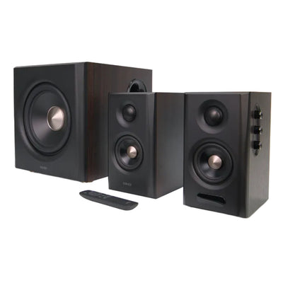 Edifier  S355DB 150W Tri-Amped 2.1 Speaker System with Bluetooth & HDMI eARC - Walnut