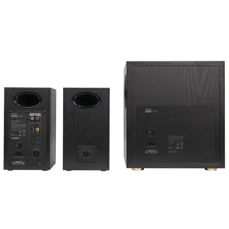 Edifier  S355DB 150W Tri-Amped 2.1 Speaker System with Bluetooth & HDMI eARC - Black