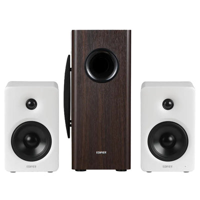 Edifier M90 HDMI TV Speakers + T5s Subwoofer 170W 2.1 Bundle - White