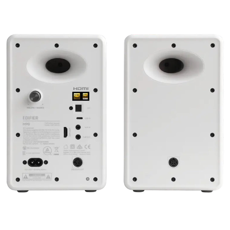 Edifier  M90 100W Compact Active Speaker System with Bluetooth & HDMI eARC  - White