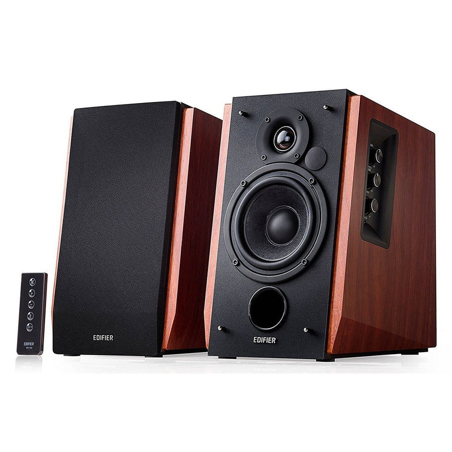 Edifier  R1700BT 66W Powered Bookshelf Speaker System with Bluetooth 5.1 - Brown