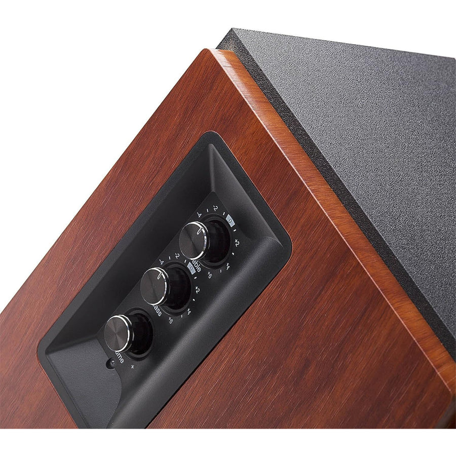 Edifier  R1700BT 66W Powered Bookshelf Speaker System with Bluetooth 5.1 - Brown
