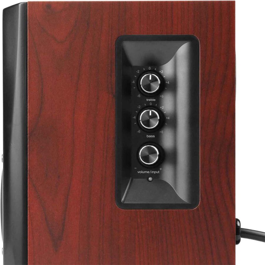 Edifier  S350DB 150W Bookshelf Speaker & 8" Subwoofer 2.1 System with Bluetooth - Brown