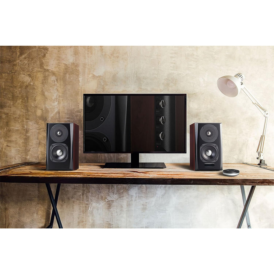 Edifier  S350DB 150W Bookshelf Speaker & 8" Subwoofer 2.1 System with Bluetooth - Brown