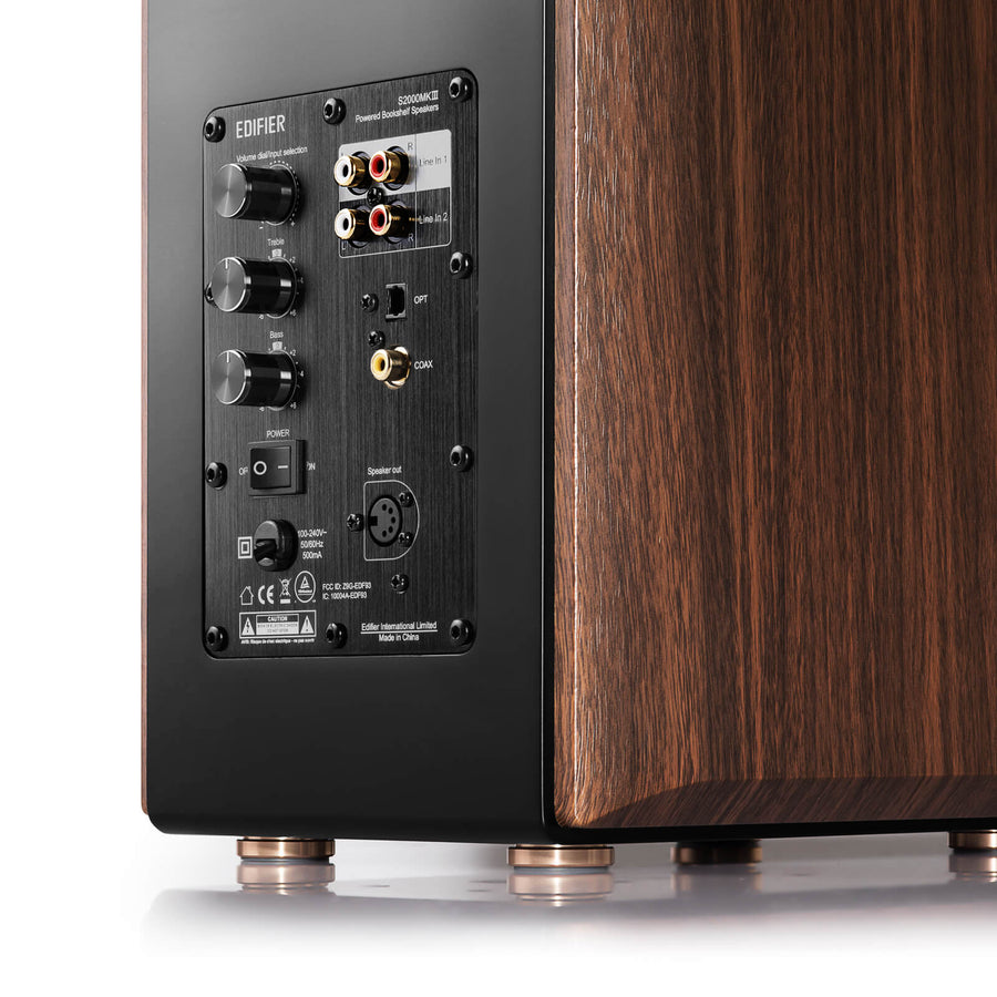 Edifier  S2000MKIII Premium Tri-Amped 130W HiFi Powered Bookshelf Speaker System with AptX HD Bluetooth