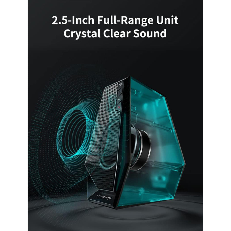 Edifier  G1500 RGB Desktop PC Gaming Speakers with Bluetooth 5.3 - Black