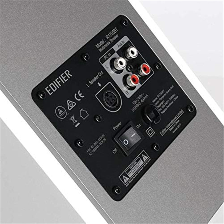 Edifier  R1700BT 66W Powered Bookshelf Speaker System with Bluetooth 5.1 - Silver