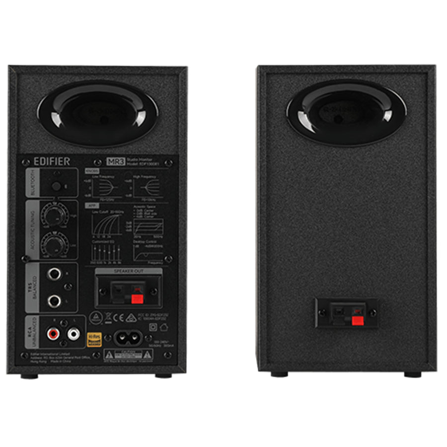 Edifier  MR3 3.5" 2-Way Powered Near Field Studio Monitor Speakers with Bluetooth 5.4 - Black
