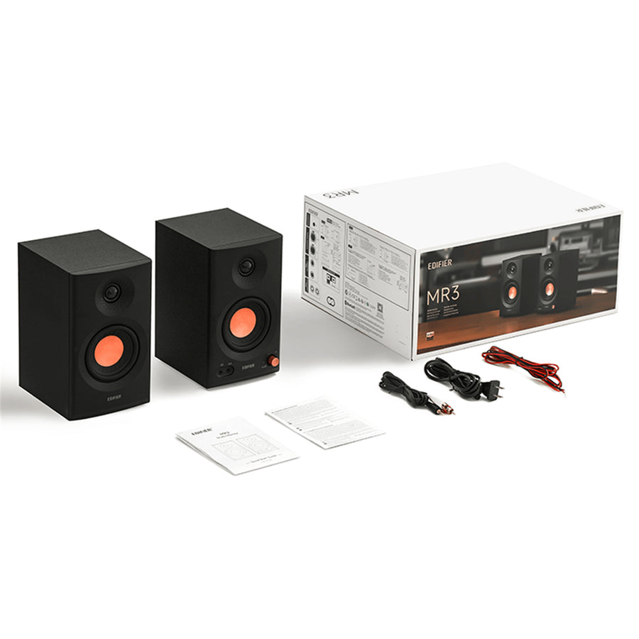 Edifier  MR3 3.5" 2-Way Powered Near Field Studio Monitor Speakers with Bluetooth 5.4 - Black