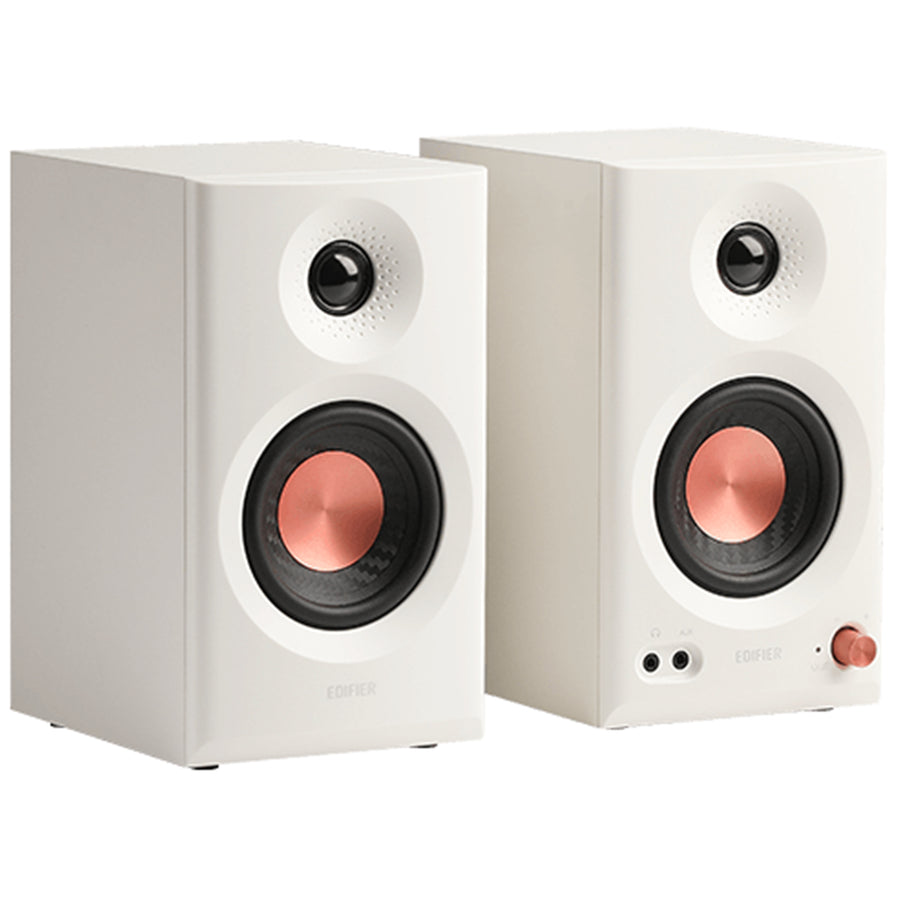 Edifier  MR3 3.5" 2-Way Powered Near Field Studio Monitor Speakers with Bluetooth 5.4 - White