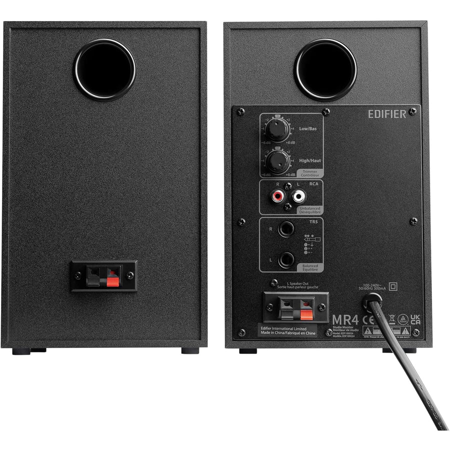 Edifier  MR4 4" 2-Way Powered Near Field Studio Monitor Speakers - Black