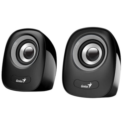 SP-Q160 - Genius SP-Q160 Black USB Powered Mini Speakers - Black/Grey