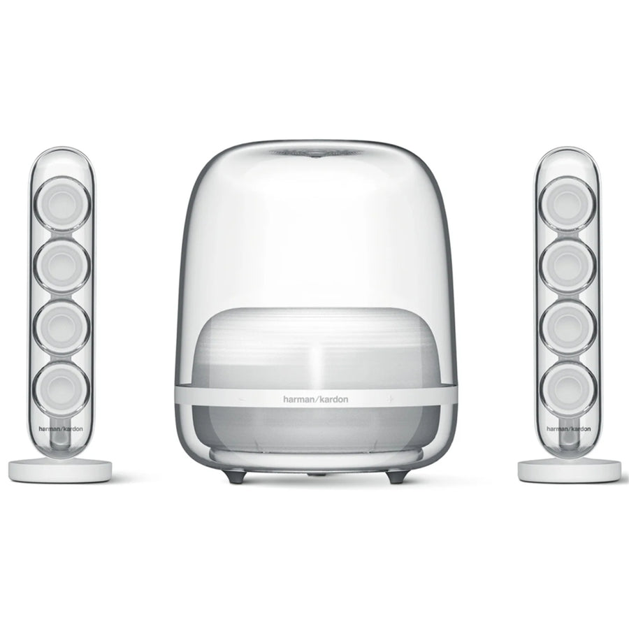 Harman Kardon SoundSticks 4  140W 2.1 Bluetooth Wireless Speaker System - White