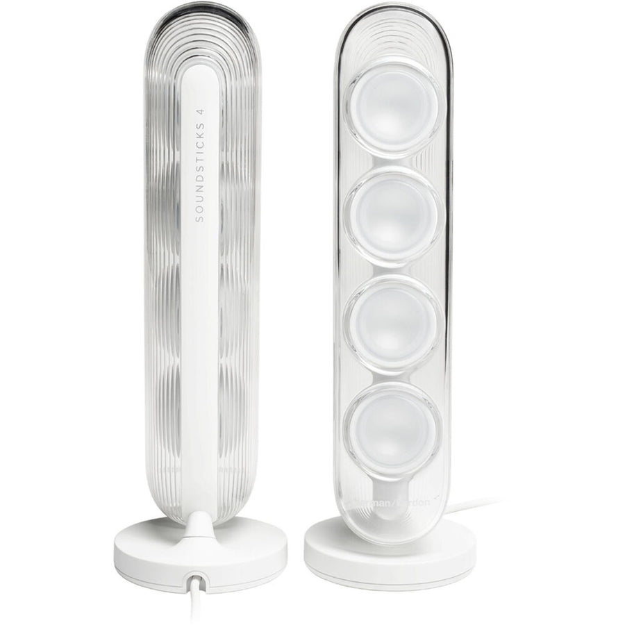 Harman Kardon SoundSticks 4  140W 2.1 Bluetooth Wireless Speaker System - White