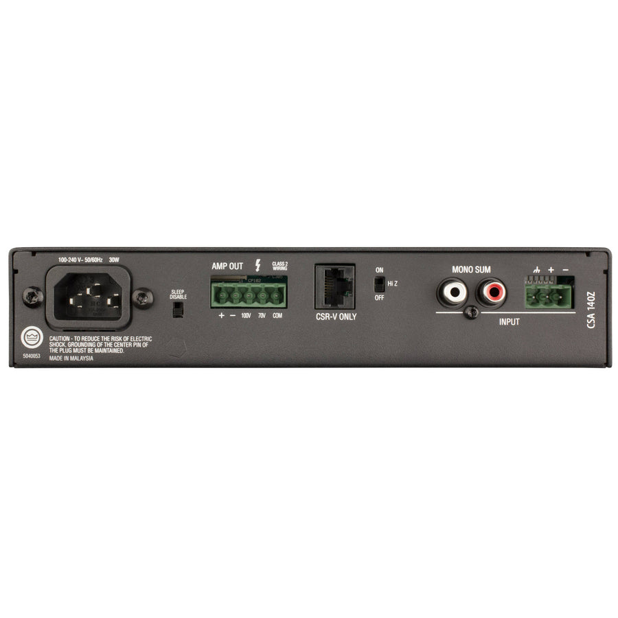 JBL PROFESSIONAL CSA140Z - 1 X 40W COMMERCIAL AUDIO AMPLIFIER