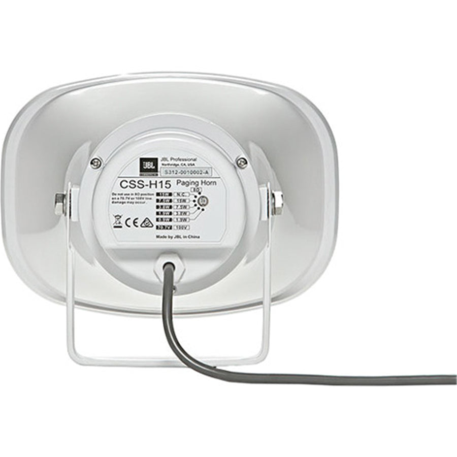 JBL PROFESSIONAL CSS-H15 - 15W PAGING HORN FOR 70V/100V OR 8OHMS