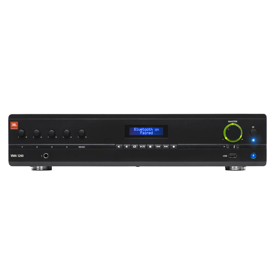 JBL PROFESSIONAL VMA1240 - 5IN/1 OUT 240W BLUETOOTH MIXER/AMPLIFIER