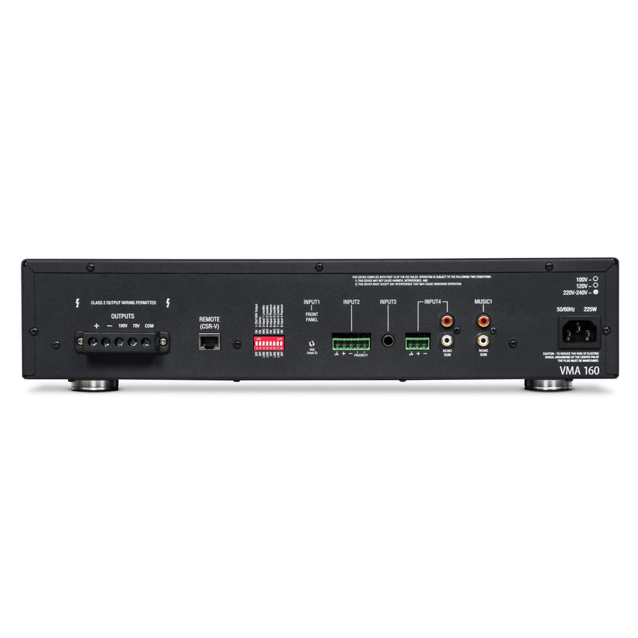 JBL PROFESSIONAL VMA160 - 5 IN/1 OUT 60W BLUETOOTH MIXER/AMPLIFIER