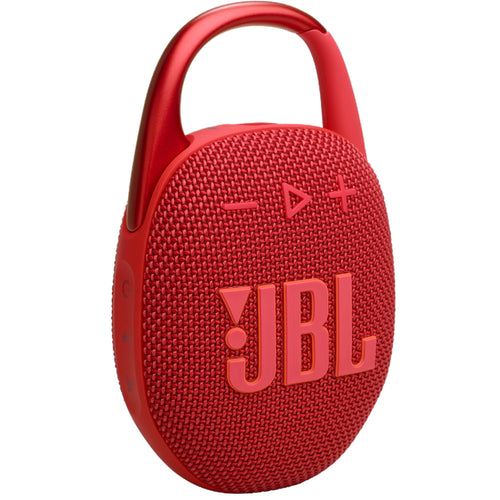 JBL Clip5   Ultra-Portable Bluetooth Speaker with Carabiner - Red