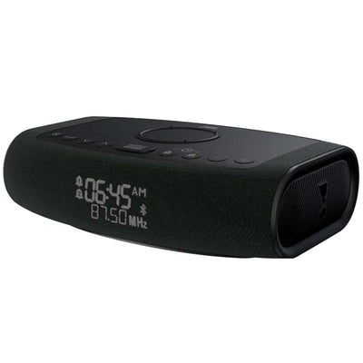 JBL Rise  Smart Bluetooth Alarm Clock Radio with Wireless Charging - Black