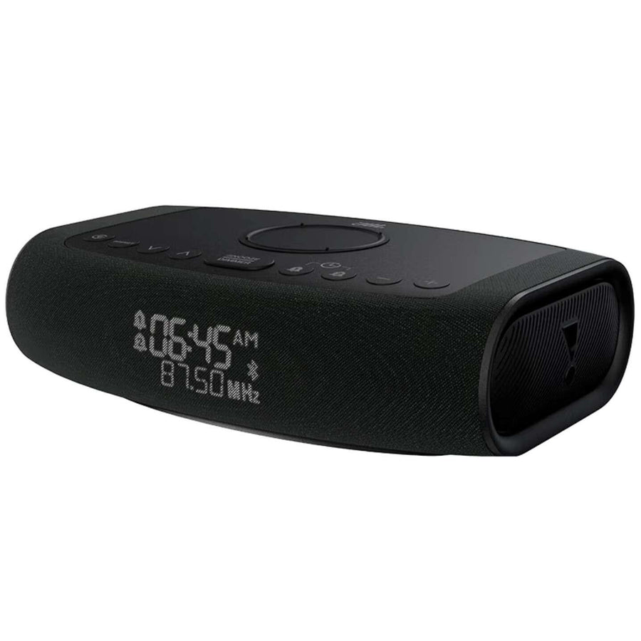 JBL Rise  Smart Bluetooth Alarm Clock Radio with Wireless Charging - Black