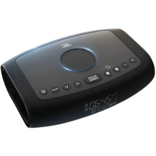 JBL Rise  Smart Bluetooth Alarm Clock Radio with Wireless Charging - Black