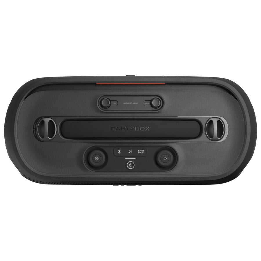 JBL PartyBox On-The-Go MK2 100W Wireless Portable Party Speaker with 2x JBL Wireless Digital Microphones