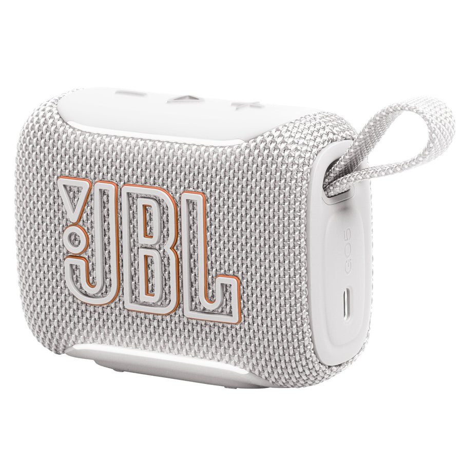 JBL Go 5 Ultra-Portable Rugged Bluetooth Speaker - White
