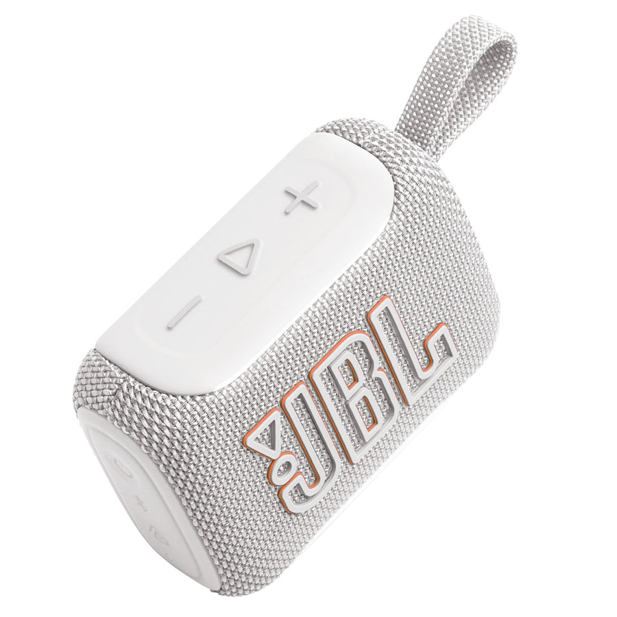 JBL Go 5 Ultra-Portable Rugged Bluetooth Speaker - White