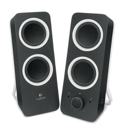 Logitech 980-000850 - Z200 Multimedia Speakers- Midnight Black