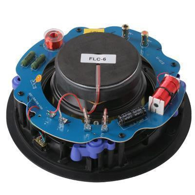 LUMIAUDIO FLC-6 - AUDIO 6.5'' 2-Way Frameless Ceiling Speaker. 60W Frequency Response: 60Hz-20KHz